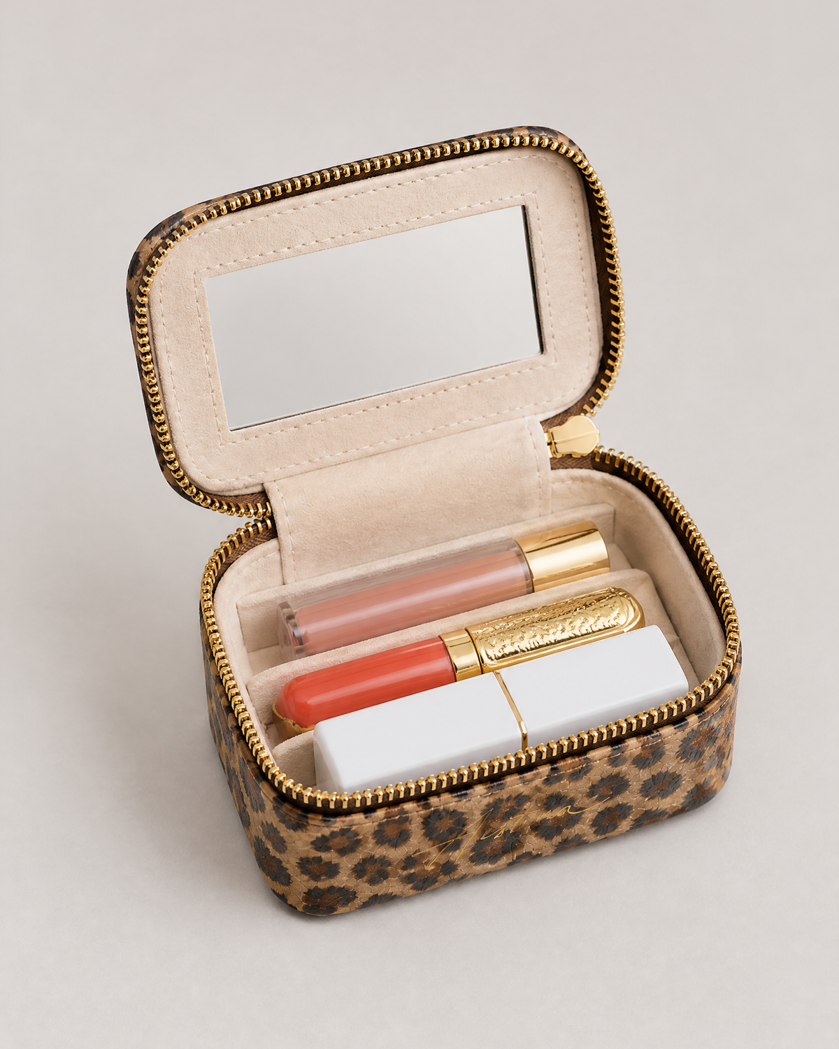Het mini-lippenstiftetui - Luipaard (foto 2)