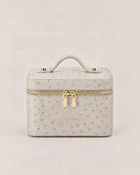 Beauty case The Simple Struzzo Almond Aestina, logo dorato, foto 2