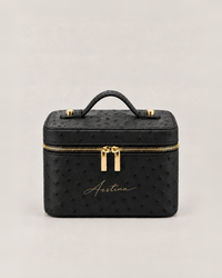 Beautycase The Simple Struisvogel Blackberry Aestina, goudkleurig logo, foto 2