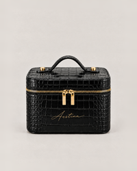 Beautycase The Simple Croco Blackberry Aestina, goudkleurig logo, foto 2