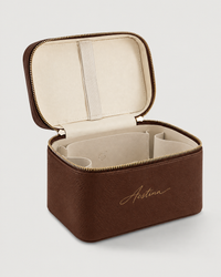 Beauty case The Simple Cacao Aestina, logo dorato, foto 4