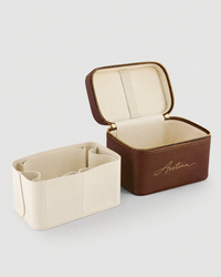 Beauty case The Simple Cacao Aestina, logo dorato, foto 5