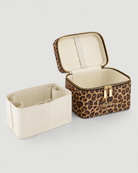 Beauty case The Simple Leopardato Aestina, logo dorato, foto 5