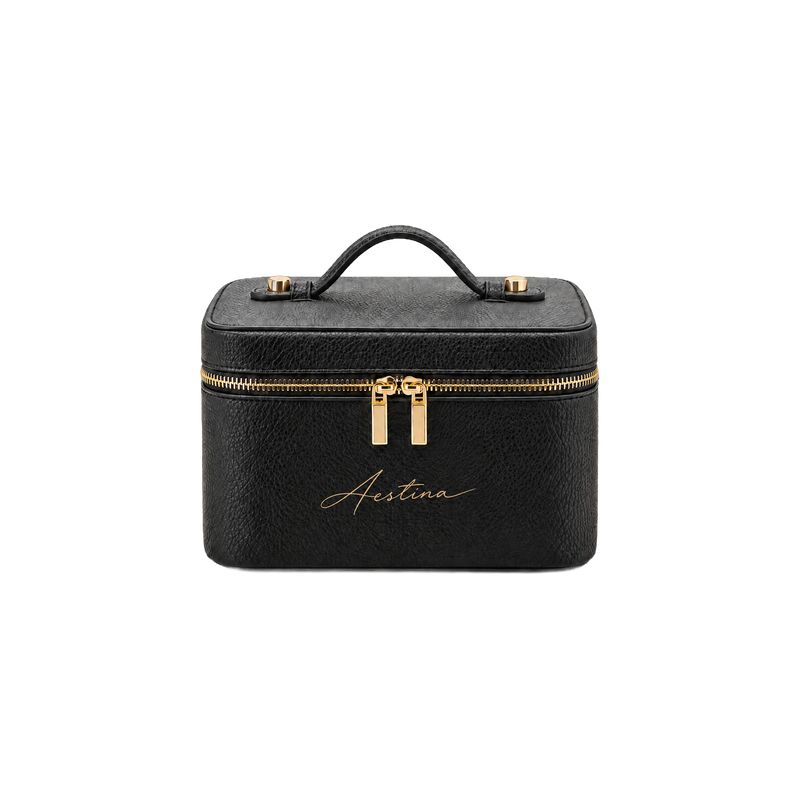 Beauty case The Simple Blackberry Aestina, logo dorato, foto 1