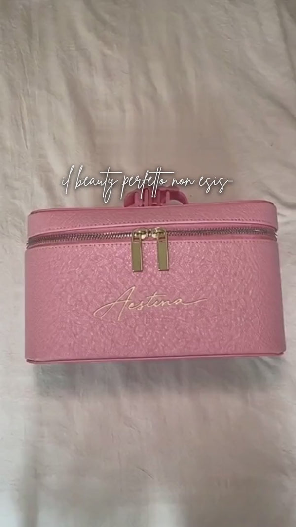 Beauty case Aestina Lychee, tutto al suo posto
