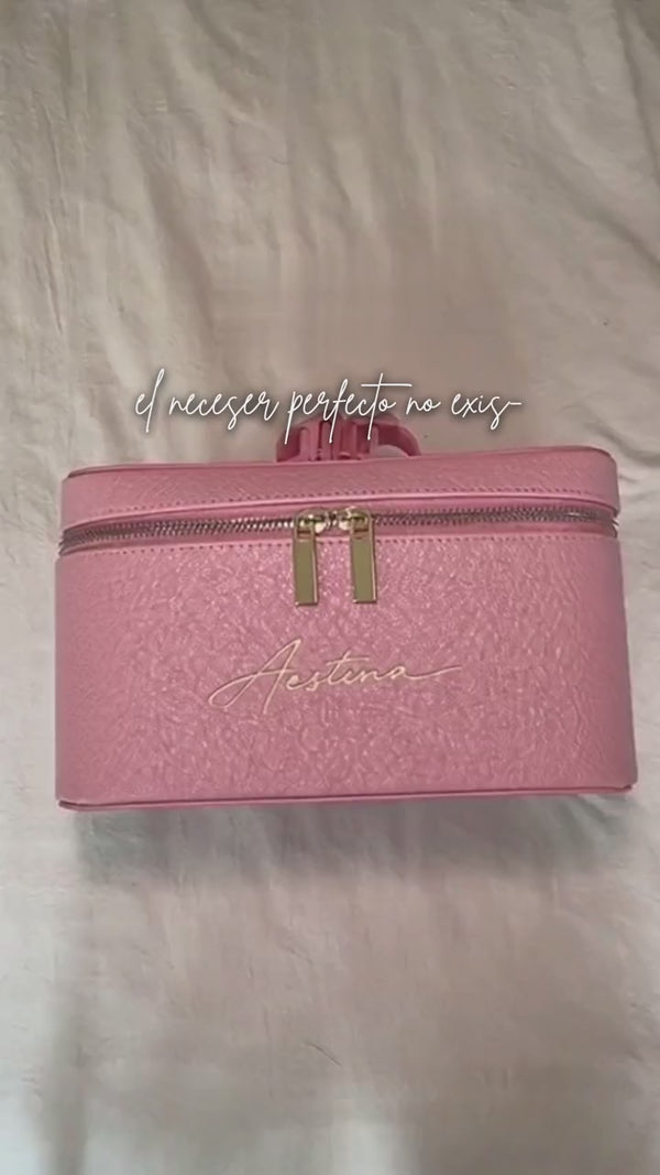 Neceser Aestina Lychee, todo en su sitio